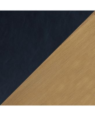 55.5"W Faux Leather Francis Loveseat