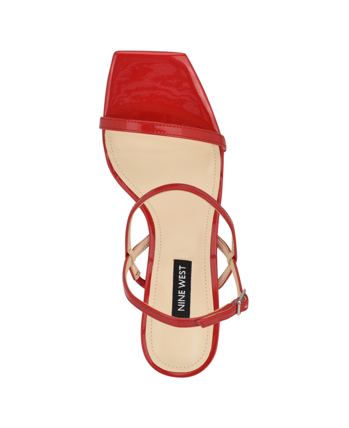 Nine West Women's Olah Square Toe Heeled Dress Sandals