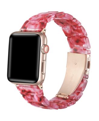 Posh Tech Claire Resin Band for Apple Watch 44,45,46, 49mm - Cherry