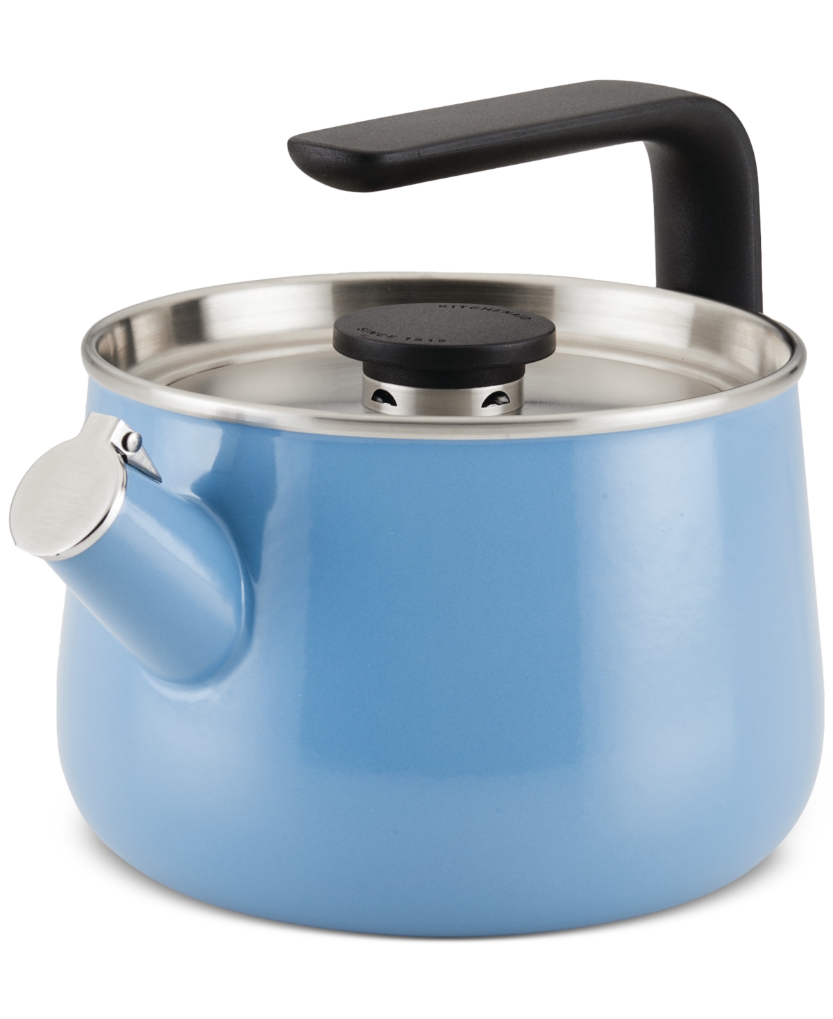 Kitchenaid Enamel-on-steel Induction Teakettle, 2 Quart In Blue