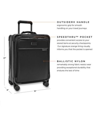 Briggs & Riley Baseline Global Carry-On Spinner - Macy's