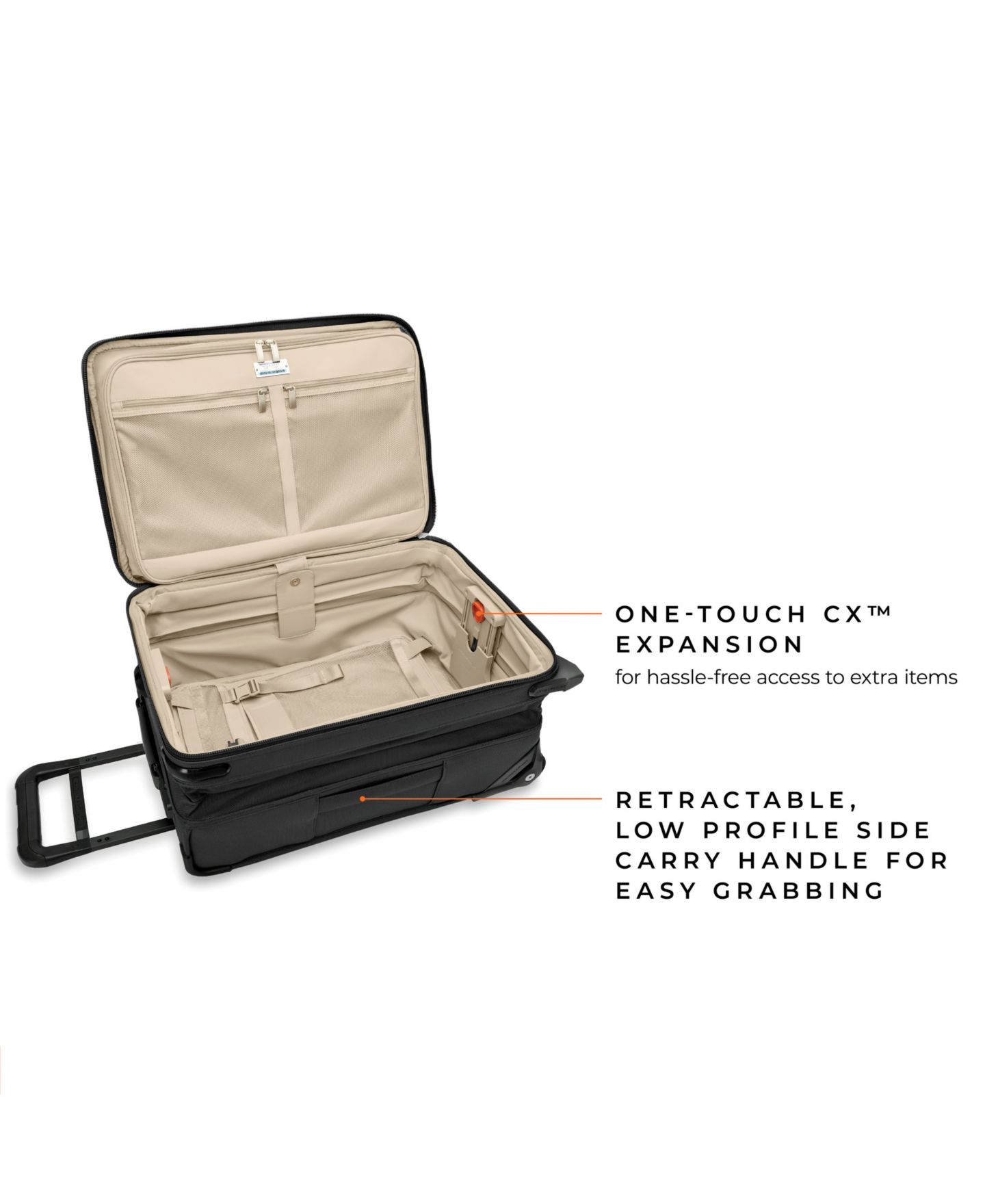 Чемодан Briggs & Riley Baseline Essential 2-Wheel Carry-On, цвет: Чёрный — фото 8