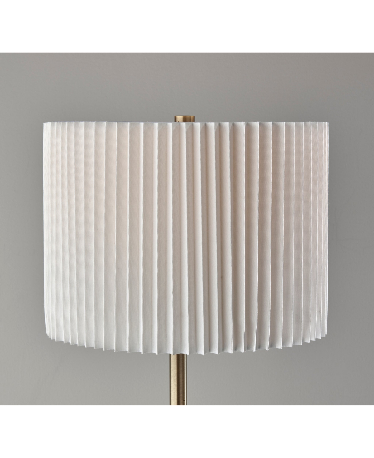 Adesso 60" Eli Floor Lamp In Antique-like Brass