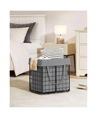 Laundry Hamper,Laundry Basket, Collapsible Clothes Hamper, Removable and Washable Liner