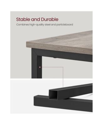 Narrow USB Ports Charging Station & Drawers Side Table