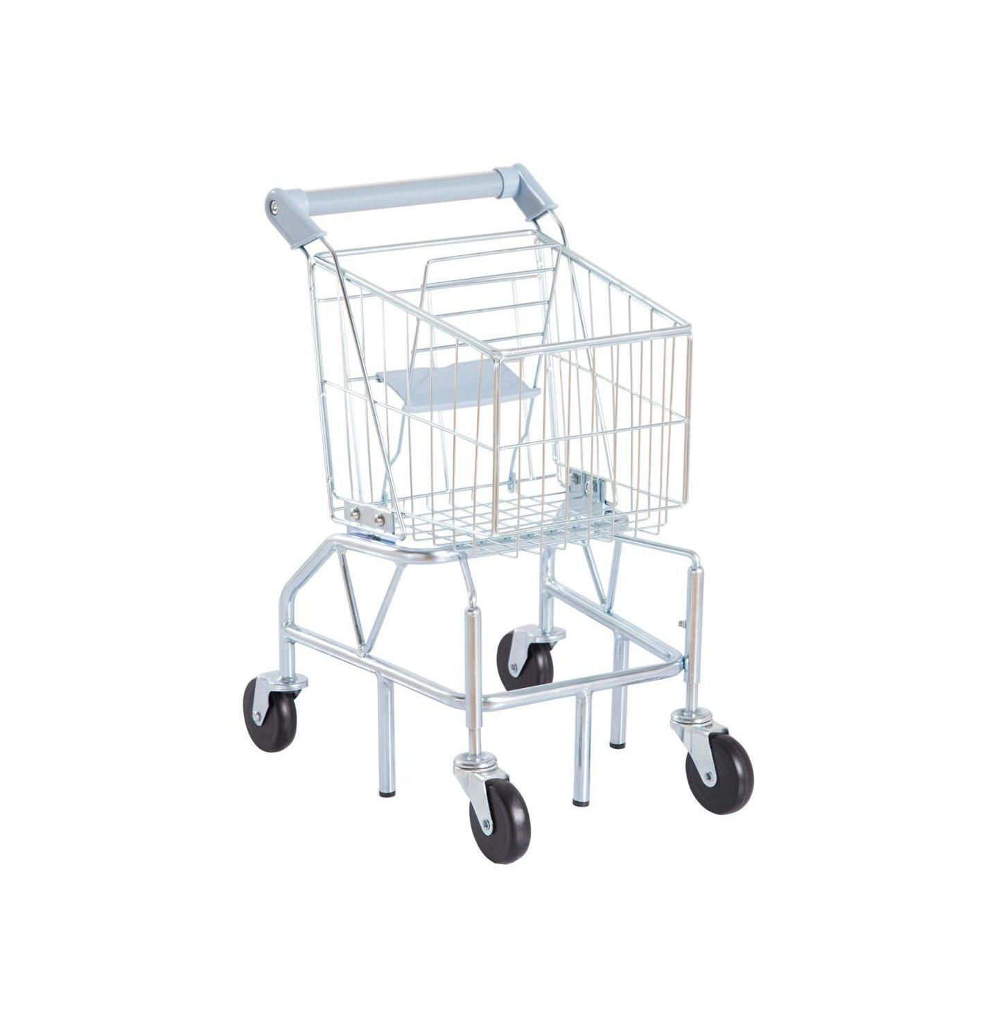 Детская игрушка Kaplan Early Learning Shop with Me Metal Rolling Grocery Cart, Ages 2+ — фото 1