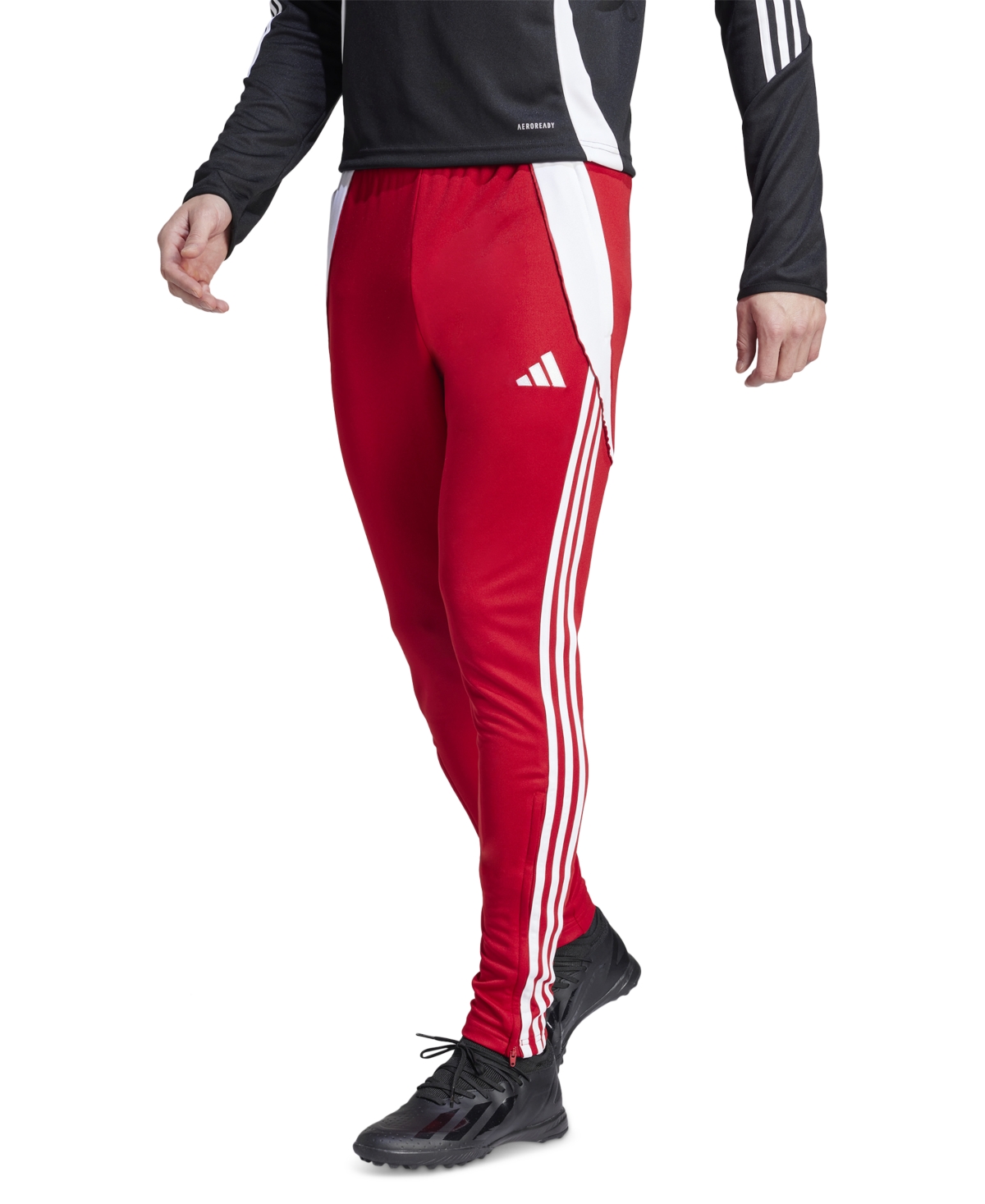 Shop Adidas Originals Men's Tiro 24 League Pants In Team Power Red,wht