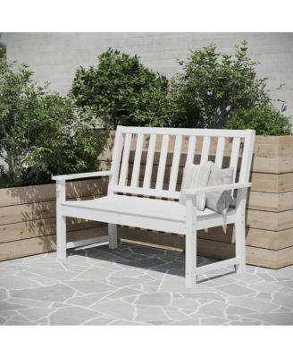 Cressly All Weather Recycled Hdpe Bench For Indoor And Outdoor Use