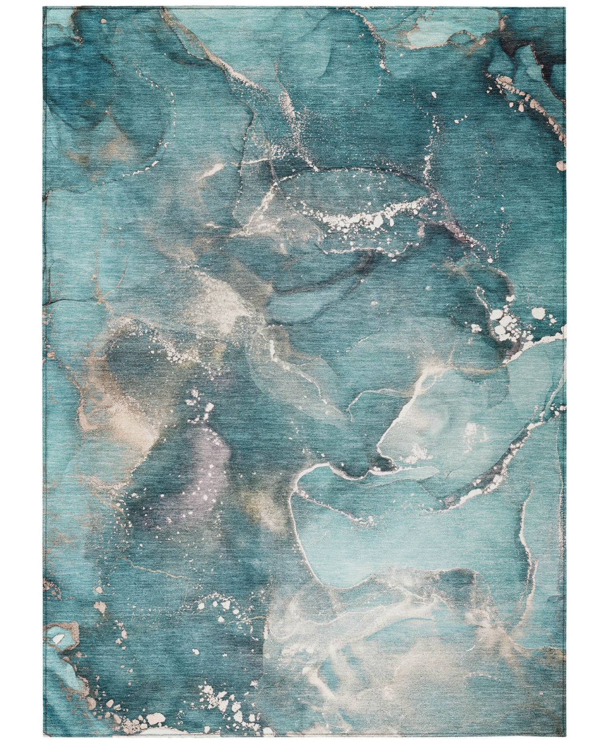 Shop Addison Chantille Machine Washable Acn518 10'x14' Area Rug In Ocean