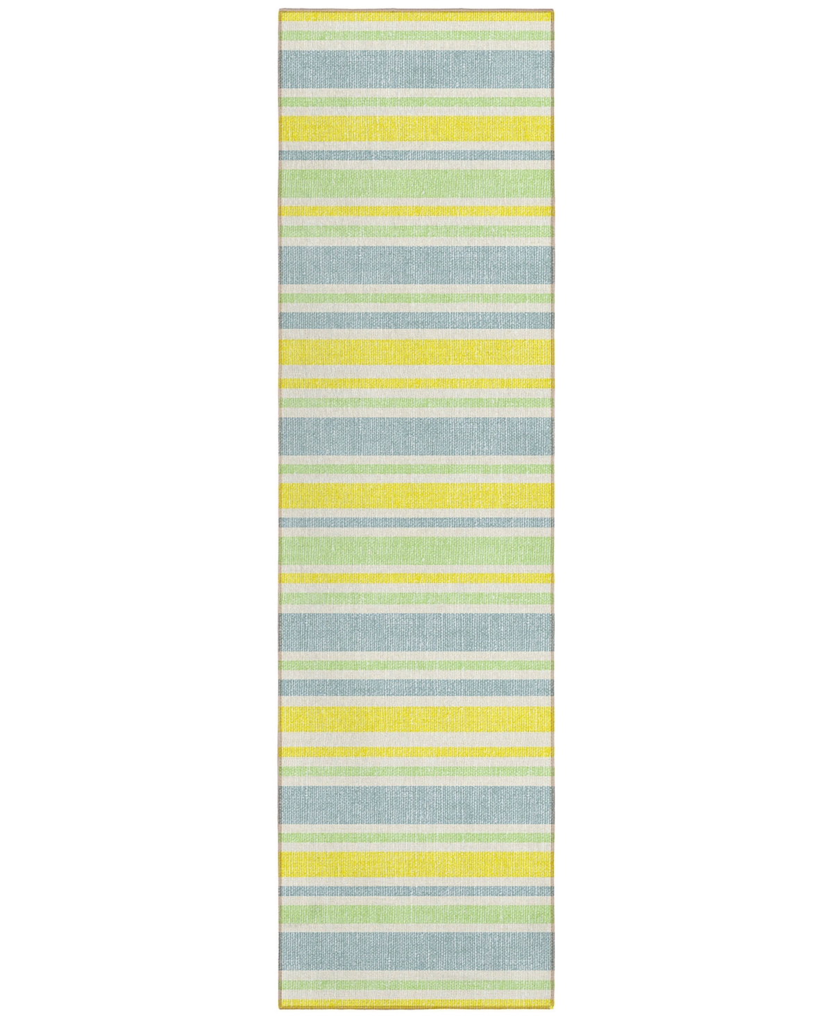 Addison Chantille Machine Washable Acn531 2'3x7'6 Runner Area Rug In Denim