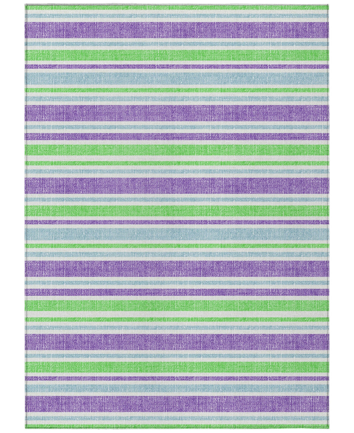 Shop Addison Chantille Machine Washable Acn531 2'6x3'10 Area Rug In Lime