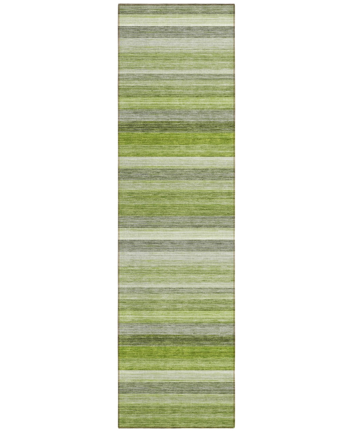 Addison Chantille Machine Washable Acn529 2'3x7'6 Runner Area Rug In Ivy,green