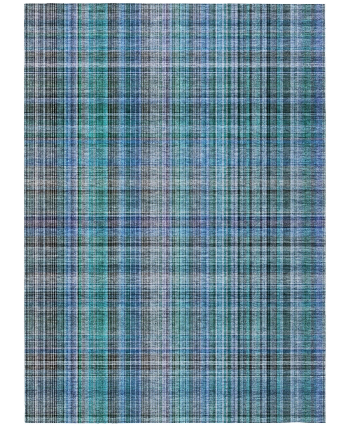 Addison Chantille Machine Washable Acn541 9'x12' Area Rug In Ocean