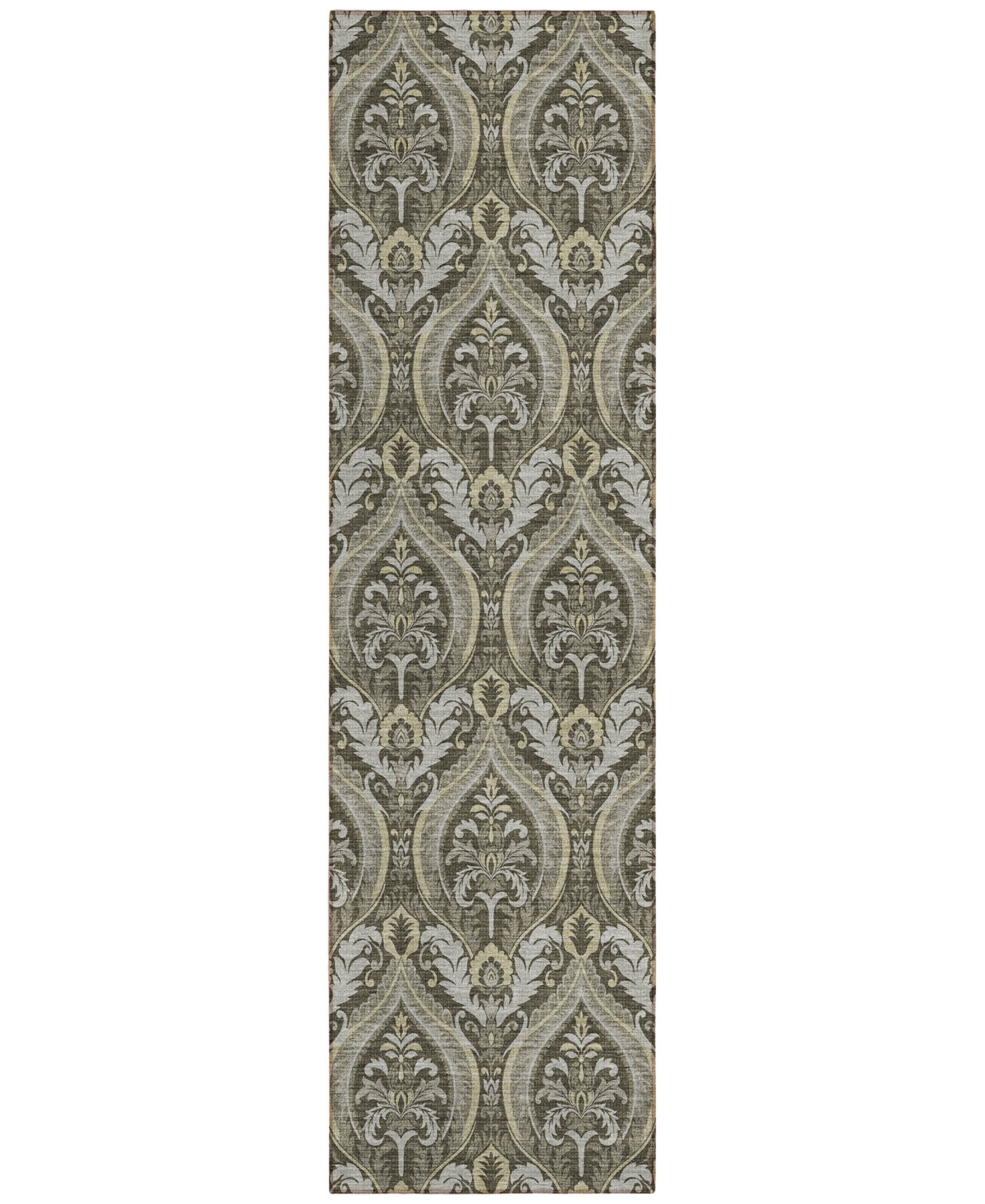 Addison Chantille Machine Washable Acn572 2'3x7'6 Runner Area Rug In Taupe