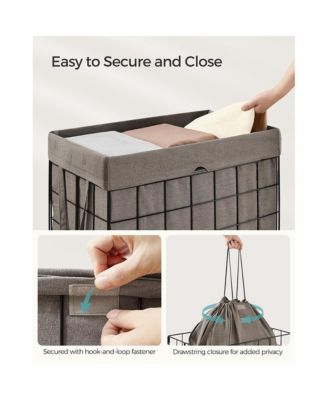 Laundry Hamper,Laundry Basket, Collapsible Clothes Hamper, Removable and Washable Liner