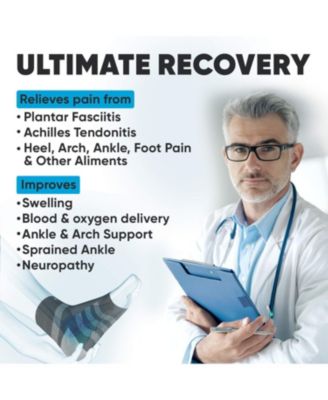 Large Orthopedic Feet Brace Women & Men: for Arthritis, Tendinitis - 1 Pair