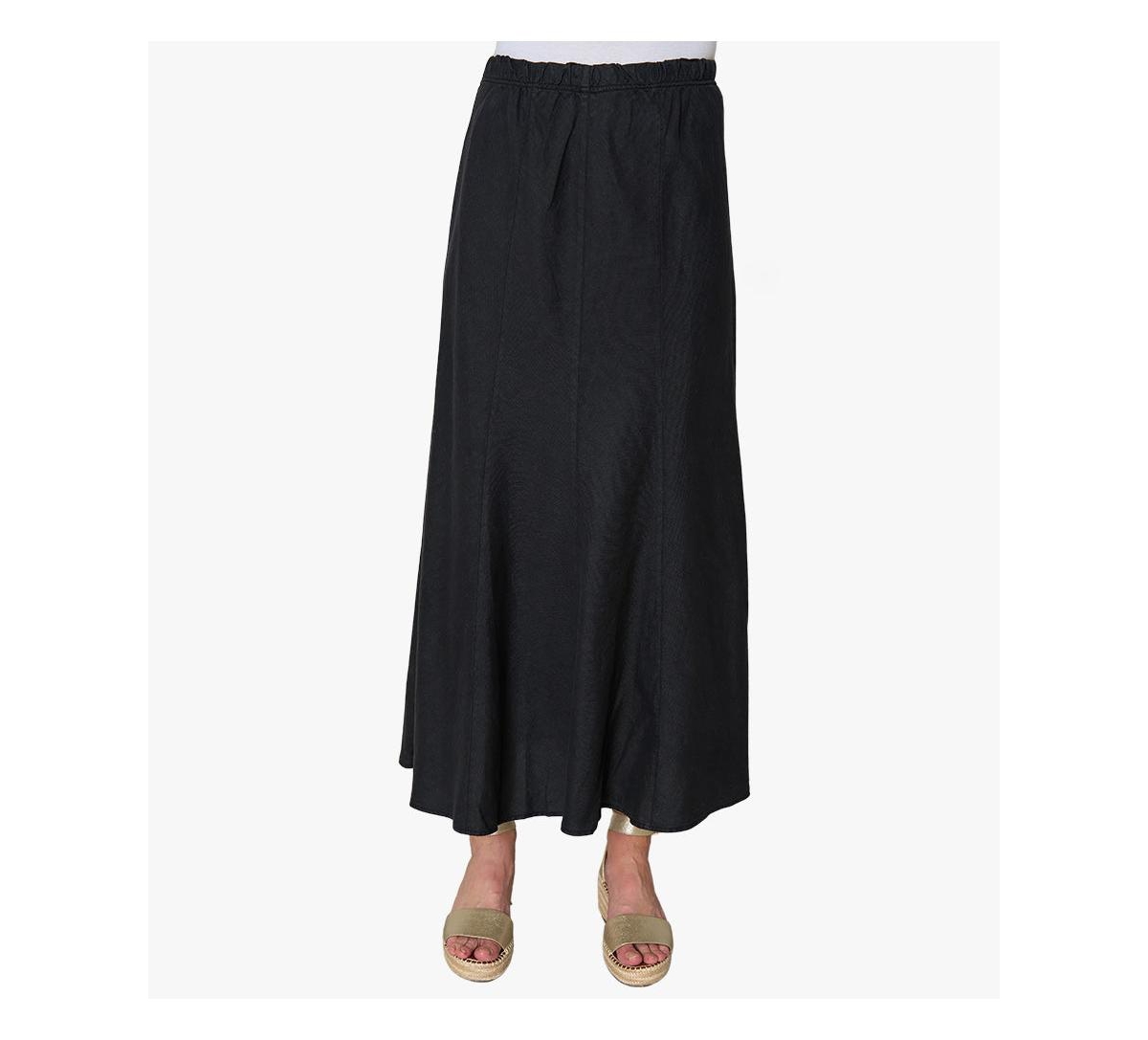 Women's Linen On The Move Skirt - Black