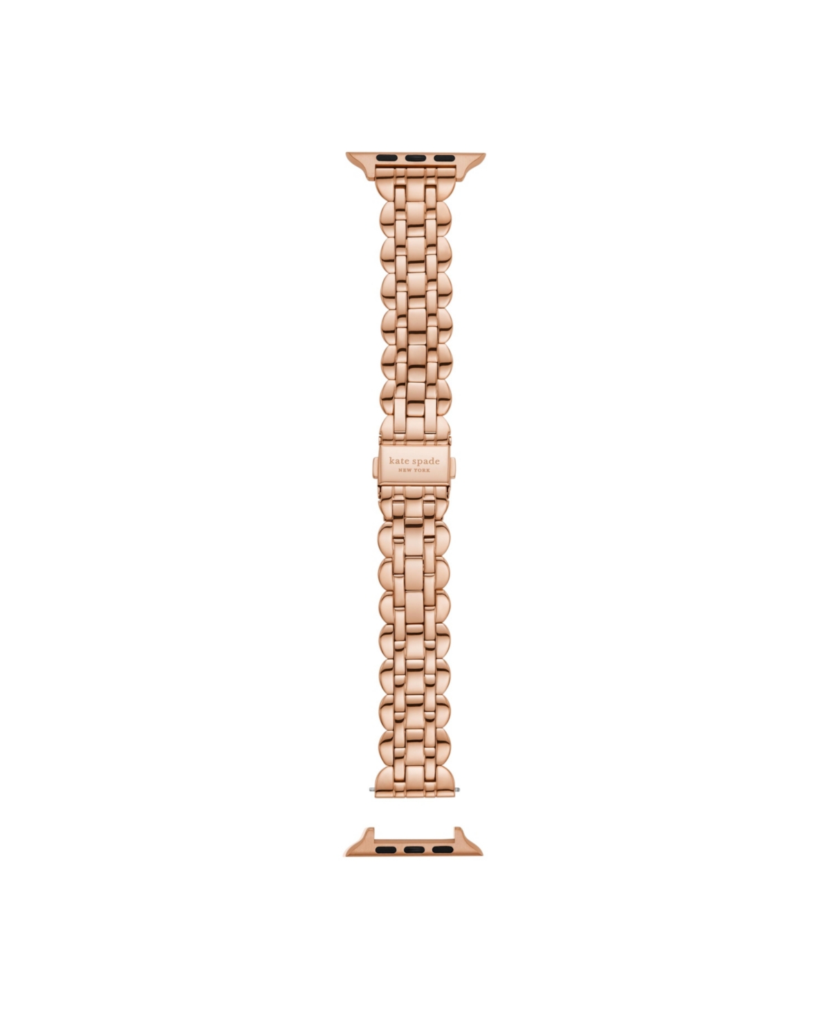 Kate Spade Rose Gold-tone Scallop Link Stainless Steel Bracelet 42/44/45mm Band For Apple Watch In No Color