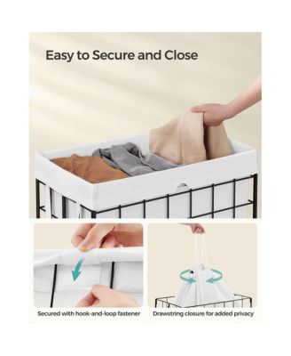 Laundry Hamper,Laundry Basket, Collapsible Clothes Hamper, Removable and Washable Liner