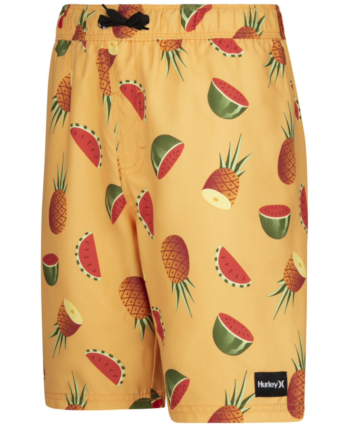 Shop Hurley Big Boys Fruit Slice Printed Pull-on Swim Shorts In Nnectari