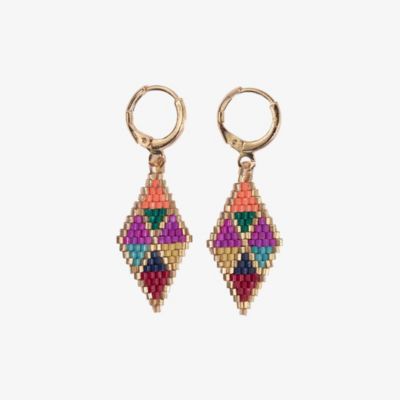 Ink & Alloy Mini Gold Pattern Earrings Ink & Alloy Mini Gold Pattern Earrings