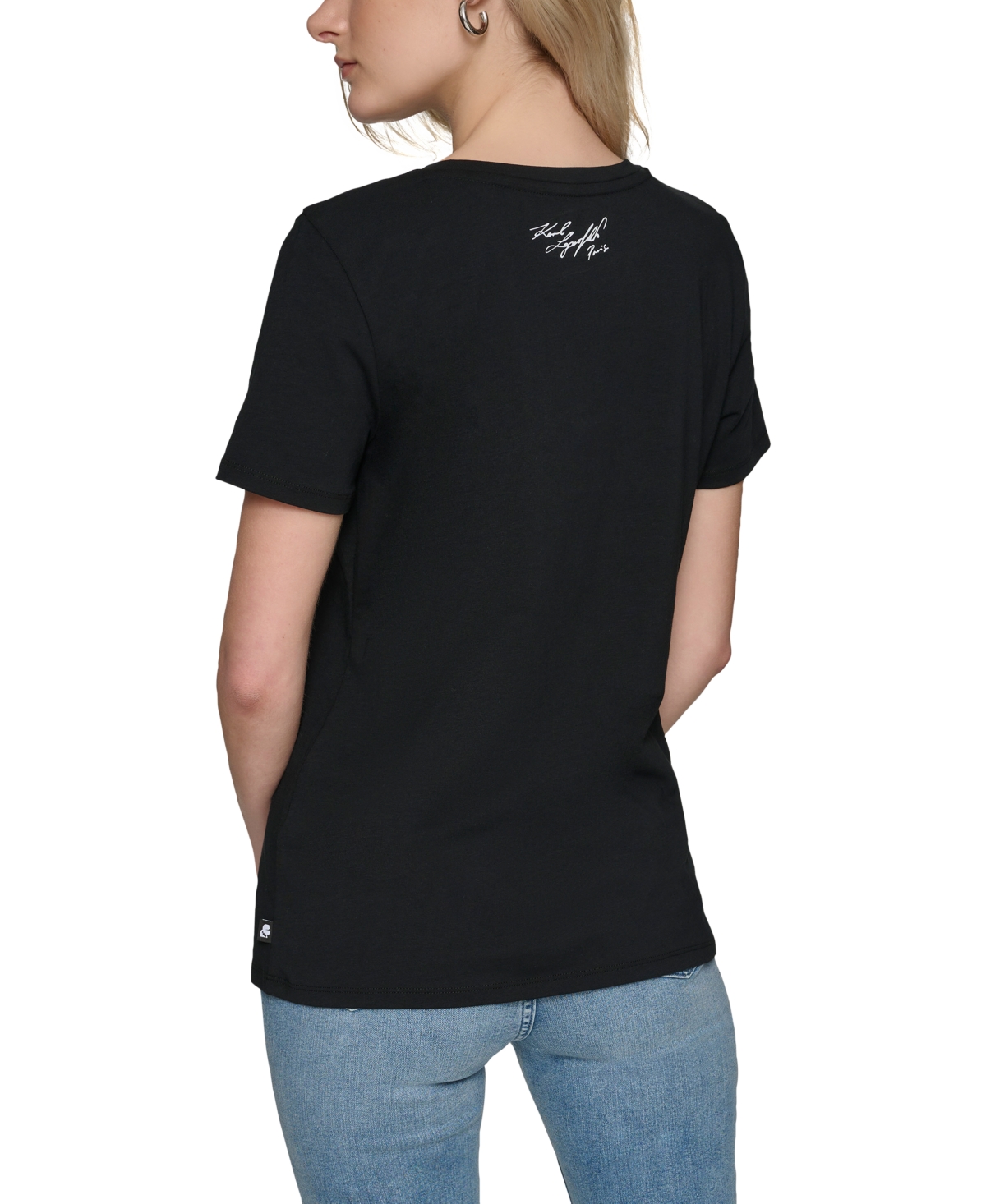 Karl Lagerfeld Paris Women's Choupette Shine T-Shirt