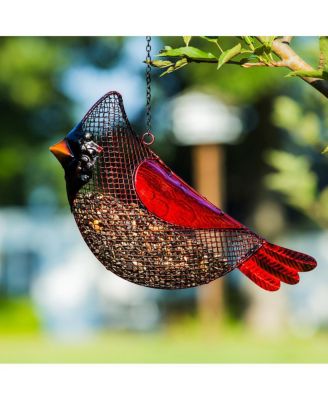 Garden Cardinal Mesh Bird Feeder