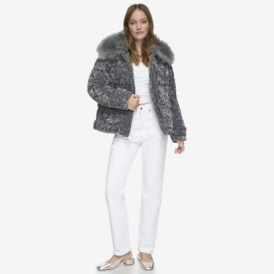 Women's Charleroi Crushed Velvet Down Puffer