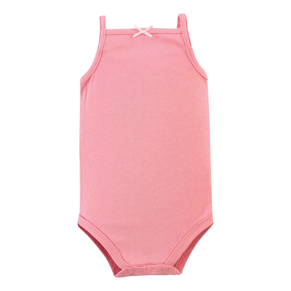 Hudson Baby Baby Girls Cotton Sleeveless Bodysuits 5pk,- Pink cactus