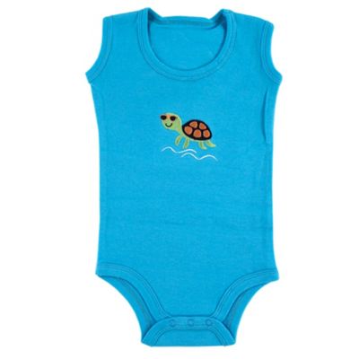 Baby Boys Sleeveless Cotton Snap-Crotch Undershirts