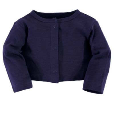 Baby Girls Natural Cotton Dress and Cardigan