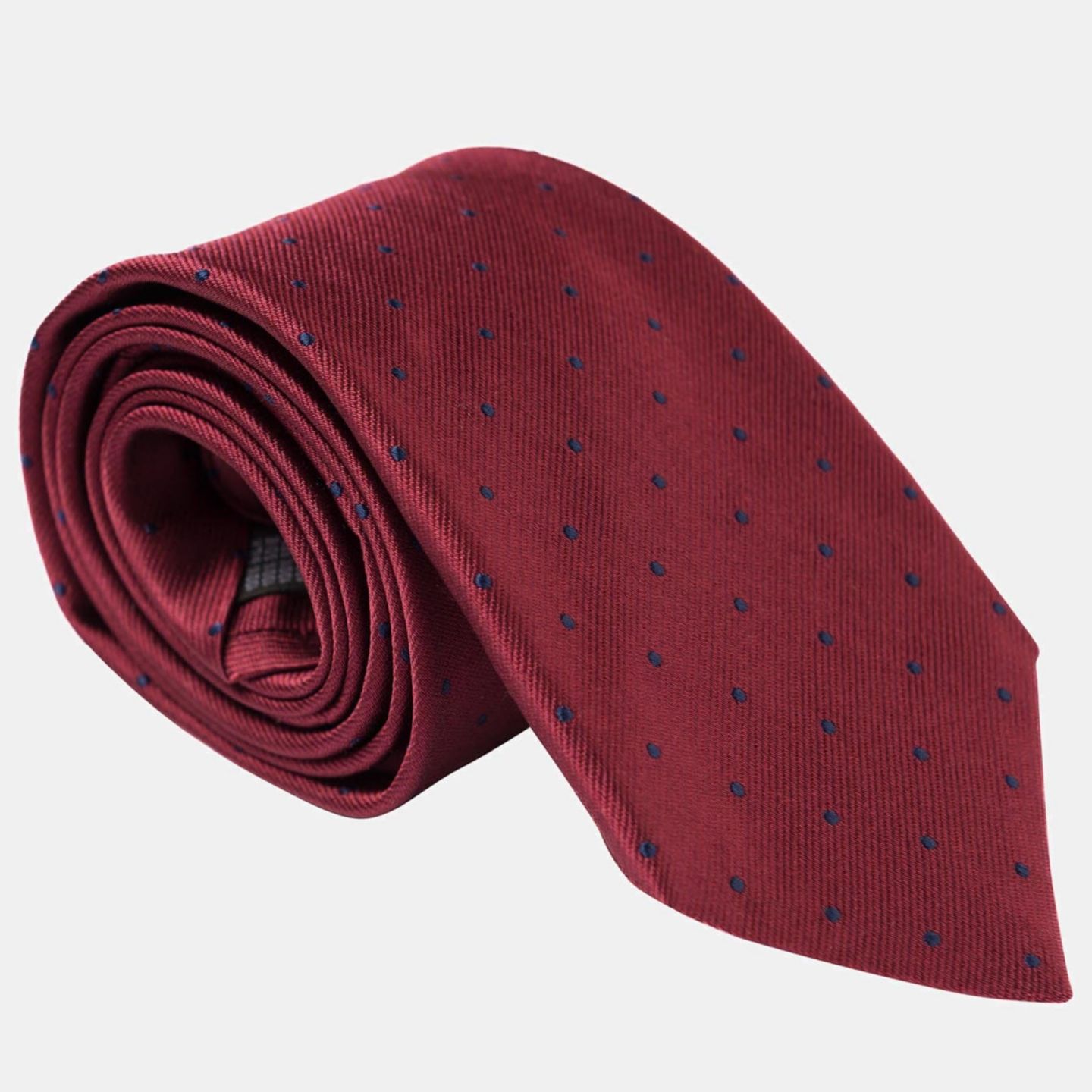 Мужские галстуки Elizabetta Pisa Silk Jacquard Tie, цвет: Бордовый — фото 10