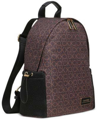 Jessie Mesh Side Pocket Nylon Backpack