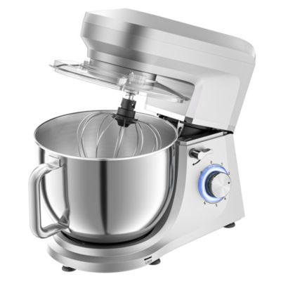 7.5 Qt Tilt-Head Stand Mixer 6 Speed with Egg Whisk, Dough Hook & Whisk