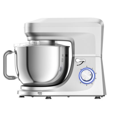 7.5 Qt Tilt-Head Stand Mixer 6 Speed with Egg Whisk, Dough Hook & Whisk