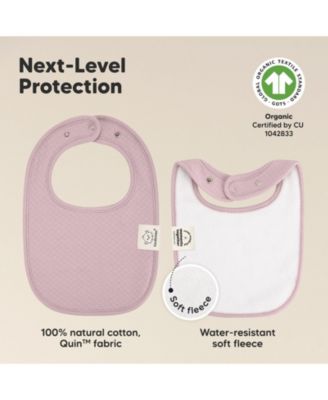 8pk Quin Baby Bibs for Drooling and Teething, Cotton Drool Bibs, Newborn Baby Boys, Baby Girls Bibs