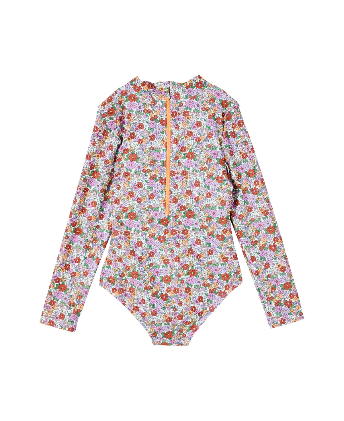 Shop Cotton On Little Girls Lydia Swimwear One Piece In Block Stripe Rainbow