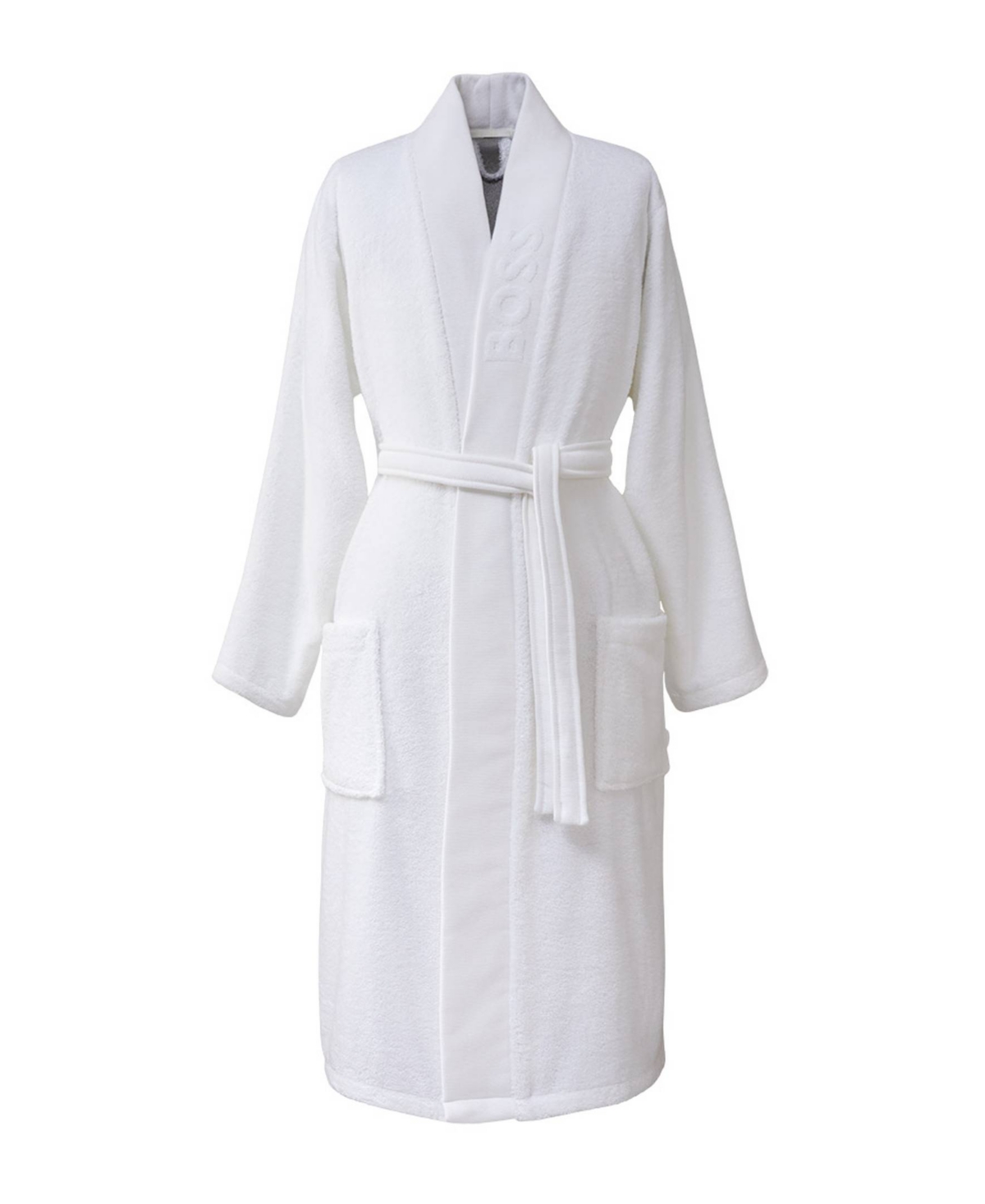 Boss Home Plain Kimono Cotton Men's Bathrobe