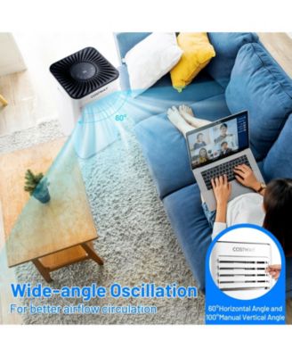 10000 BTU Portable Evaporative Air Cooler Dehumidifier with 24H Timer