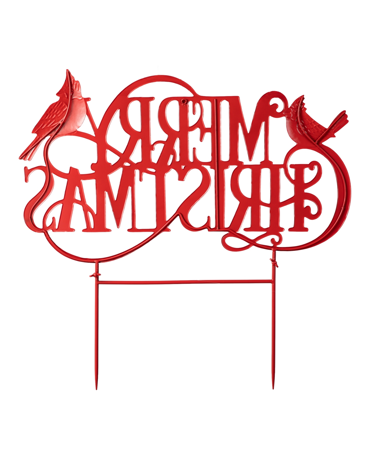 Glitzhome 24''L Metal Christmas 