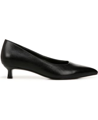 Natalia Kitten-Heel Pointed Toe Pumps