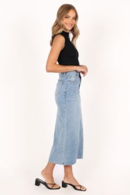 Dana Denim Midi Skirt