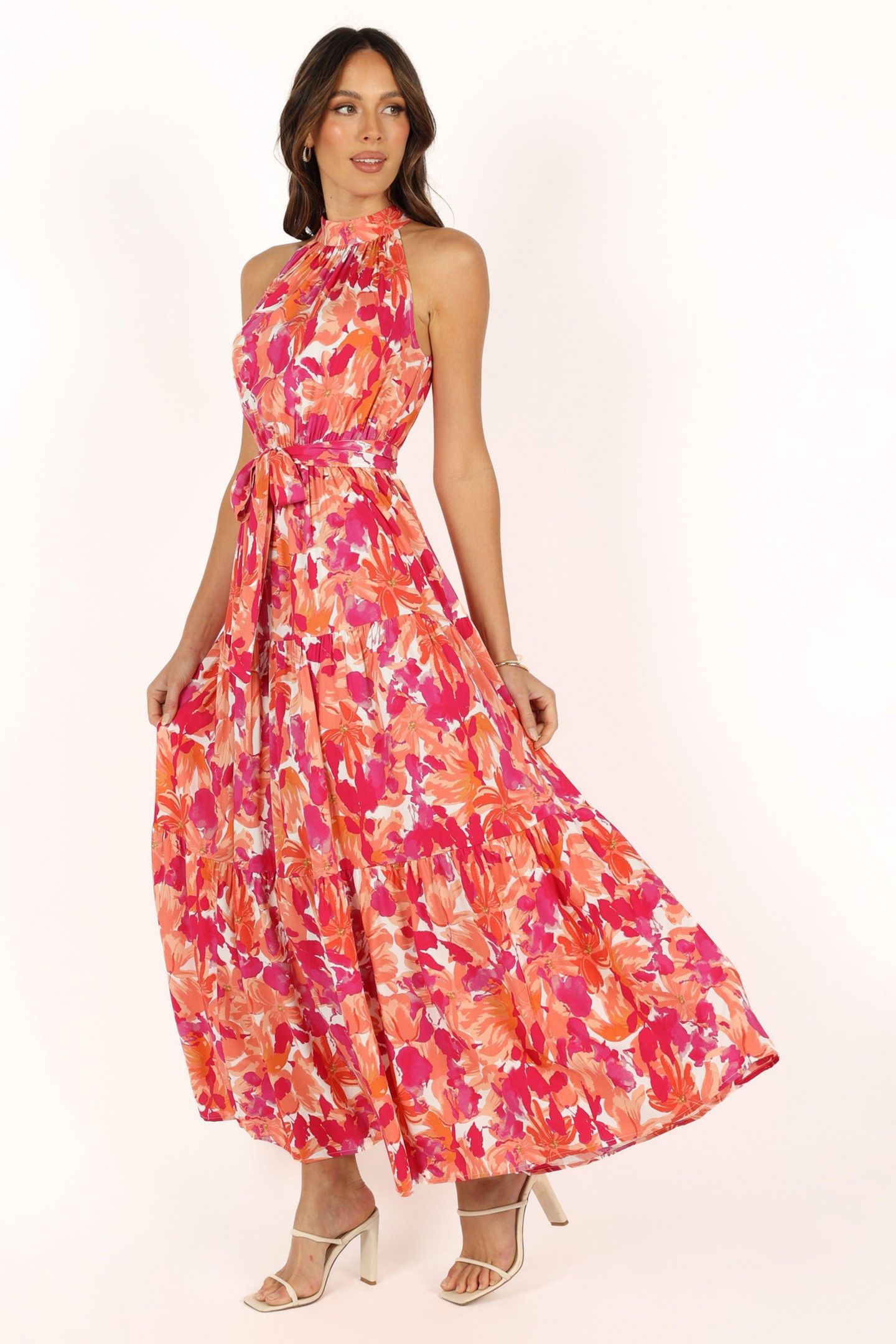 Женское платье Petal and Pup Caroline Maxi, цвет: Красный оранжевый — фото 5