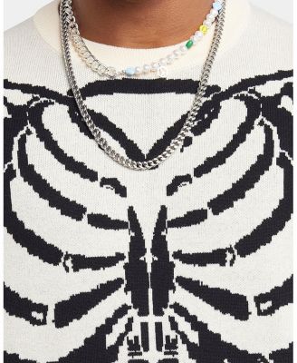Mens Isaac Knit Skeleton Sweater