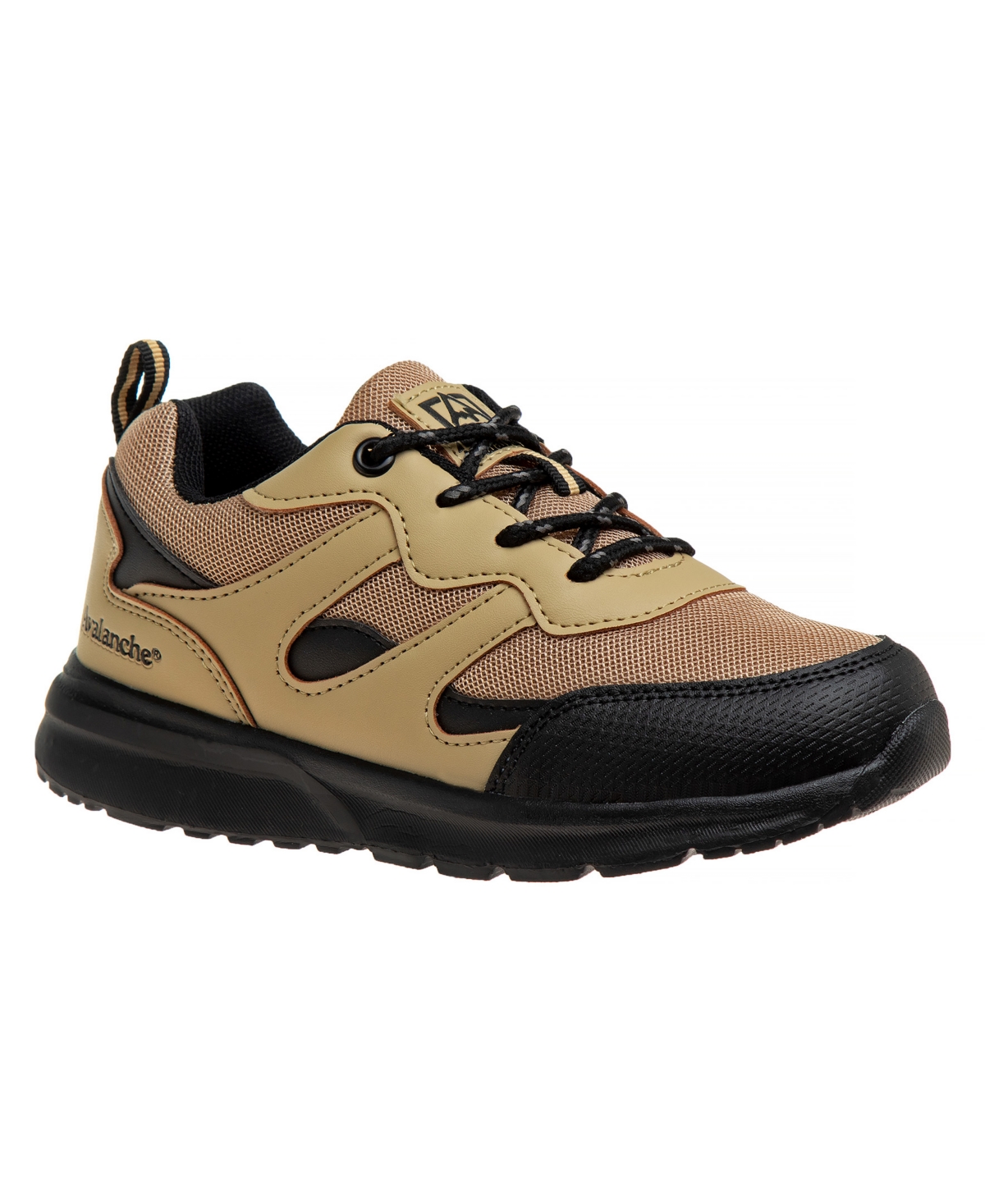 Shop Avalanche Little And Big Boys Slip-resistant Casual Sneakers In Tan Black