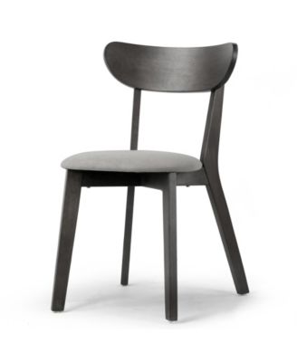 31.5" Aspen Rubberwood, Fabric Dining Chair, Set of 2