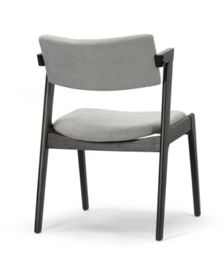 31.3" Auden Rubberwood, Fabric Dining Chair, Set of 2