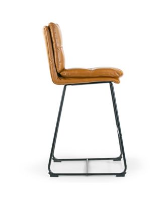 30" Aulani Iron, Polyester Barstool, Set of 2