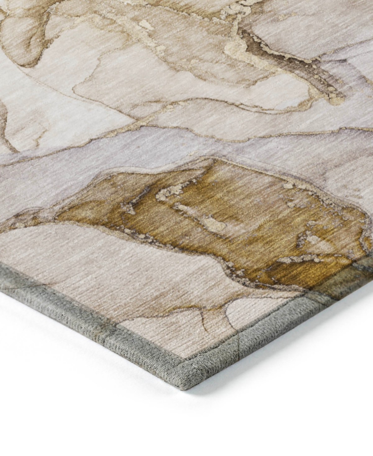 Addison Chantille Machine Washable Acn500 8'x10' Area Rug In Taupe