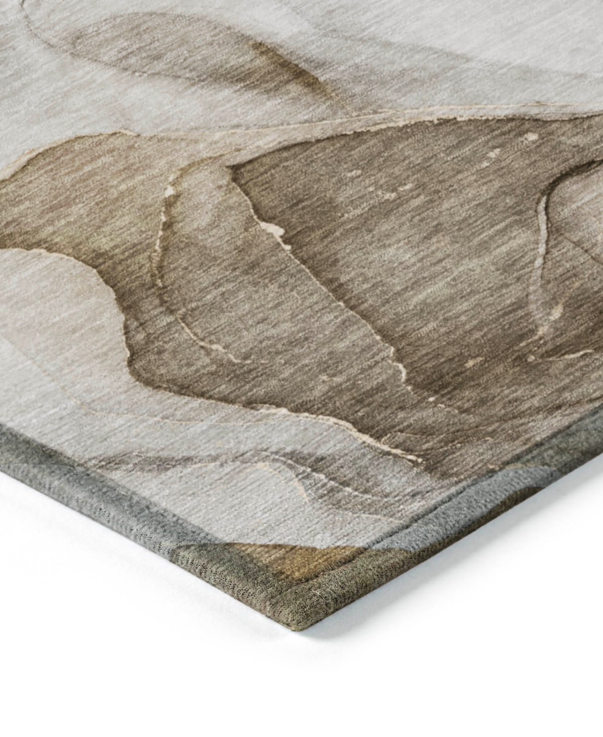 Addison Chantille Machine Washable Acn504 2'6x3'10 Area Rug In Brown